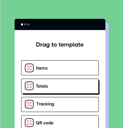 Customise invoice template